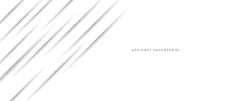 Minimal modern diagonal white background. vector