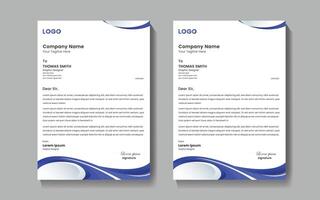 Company letterhead Design template vector