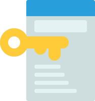 Keywords vector icon