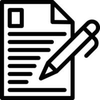 icono de vector de escritura de copia