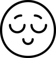 Relaxed vector icon