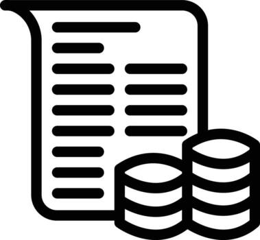 Commission vector icon