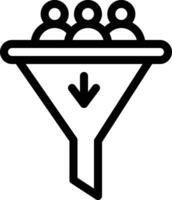 Sales Funnel vector icon