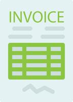 Invoice vector icon