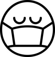 Face mask vector icon
