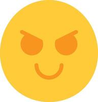 Evil vector icon