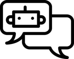 Chatbot vector icon