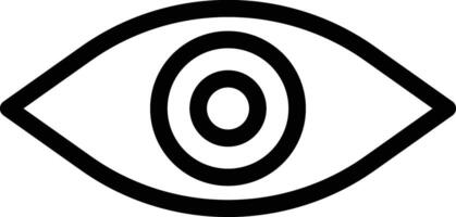 icono de vector de ojo