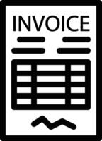 Invoice vector icon