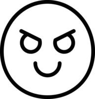 Evil vector icon