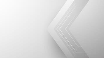 Abstract black and white background with copy space. Modern template for  business presentation, cover, web page. vector