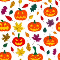 halloween spookachtig naadloos patroon png