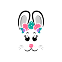 Cute Easter bunny clipart png