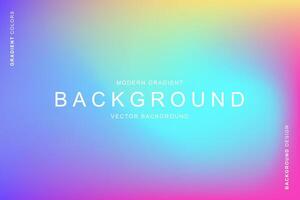 Colorful modern gradient background design vector