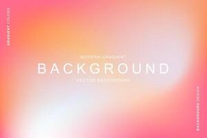 Colorful modern gradient background design vector