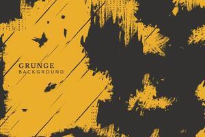 Abstract orange color grunge background vector