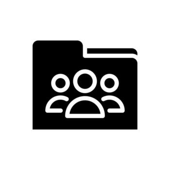 los usuarios icono vector. datos archivo ilustración signo. base de datos símbolo. usuario datos logo. vector