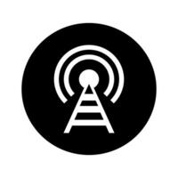 señal icono vector. Wifi ilustración signo. antena y satélite señal simbolos inalámbrico logo. vector