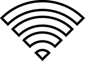 señal icono vector. Wifi ilustración signo. antena y satélite señal simbolos inalámbrico logo. vector
