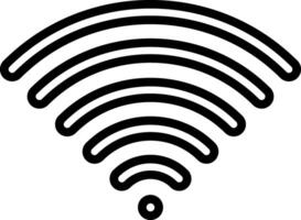 señal icono vector. Wifi ilustración signo. antena y satélite señal simbolos inalámbrico logo. vector