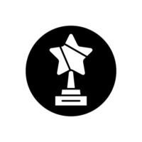 Awards icon vector. trophy illustration sign. winner symbol. vector