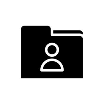 Users icon vector. Data archive illustration sign. Database symbol. User data logo. vector