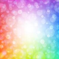 Radiant Spectrum Bokeh Effect on Abstract Background vector