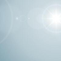 Blue Abstract Background With Lens Flare Effect vector