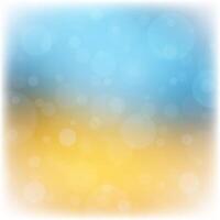 Soft Blue and Yellow Gradient With Bokeh Effect vector