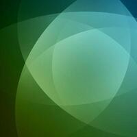 Green Abstract Background With Overlapping Circles vector