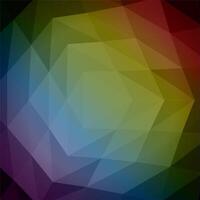 Multicolored Abstract Background With Black Border vector