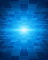 Radiant Blue Geometric Pattern With Light Burst vector