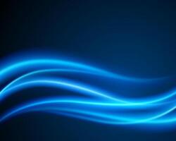 Blue Waves on Abstract Background vector