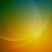 Green and Orange Abstract Background With Overlapping Circles vector