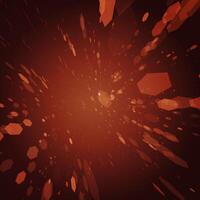 Radiant Orange Burst With Abstract Streaks vector