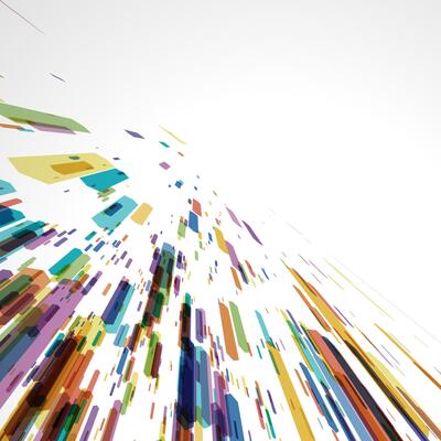 Explosive Color Burst on Abstract Background
