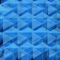 Blue Abstract Background With Cubes vector