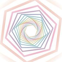 Geometric Spiral Design on Abstract Background vector