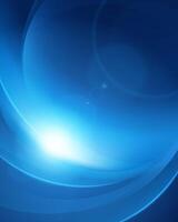 Blue Abstract Background With Lens Flare Effect vector