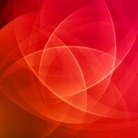 Red Abstract Background With Overlapping Circles vector