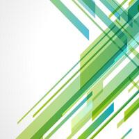 Geometric Green and Blue Lines on Abstract Background vector