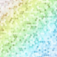 Colorful Hexagonal Pattern on White Background vector