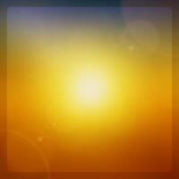 Blurry Bright Sun in Sky vector