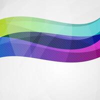 Colorful Abstract Background With Lines vector