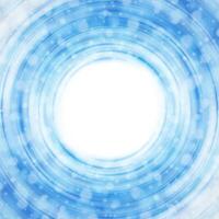 Abstract Blue and White Background With Circles vector