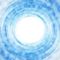 Abstract Blue and White Background With Circles vector