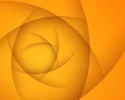 Warm Orange Abstract Background With Overlapping Circles vector