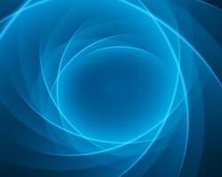 Blue Abstract Background With Overlapping Circles vector