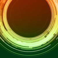 Abstract Circle on Black Background vector