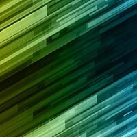 Green Geometric Shapes on Abstract Background vector